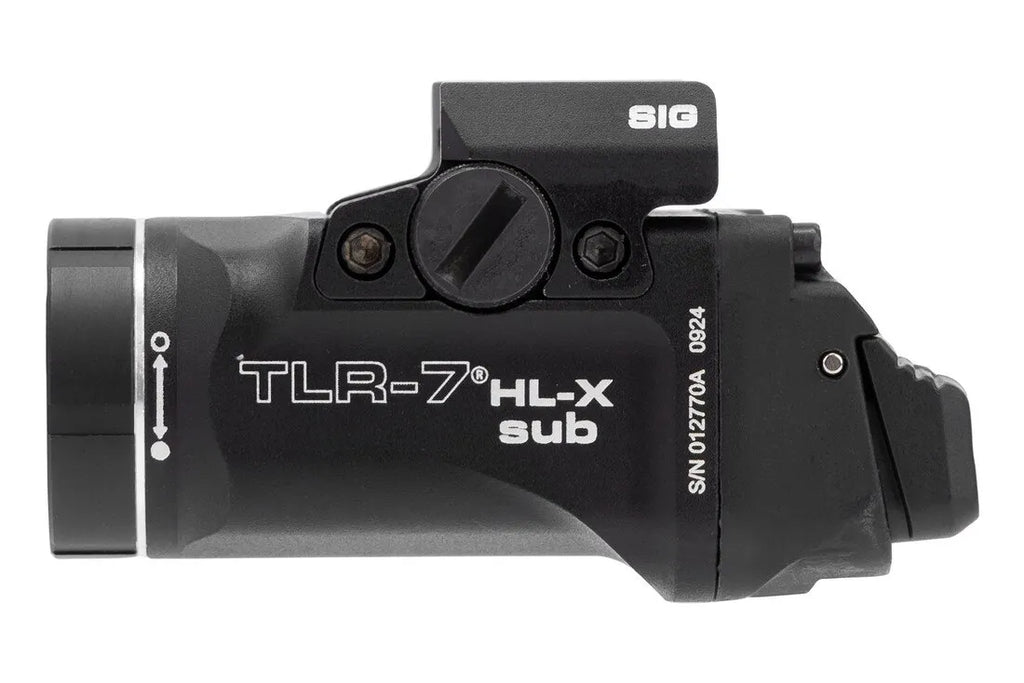 Streamlight TLR-7 HL-X Sub USB Multi-Fuel Ultra Compact Pistol Light - SIG Sauer P365/XL - 1000 Lumens
