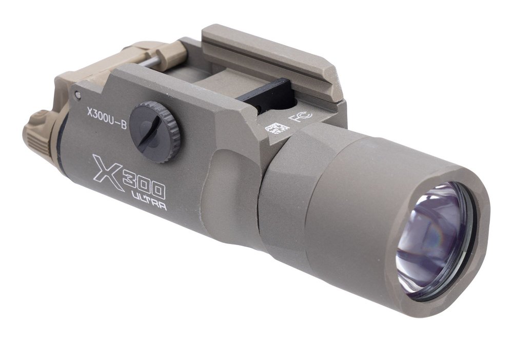 SureFire X300U Ultra Handgun Weapon Light with Thumbscrew- 1000-Lumens Tan